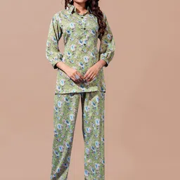 RUNAYA NX Printed Top & Trousers Co-OrdsSet-image-37