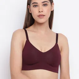 Enamor  Solid Full Coverage Non Padded Non-Wired Bra-4