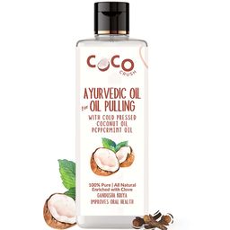 Coco Crush Cold Pressed Coconut & Pepperiment Oil For Pulling -50ml-57