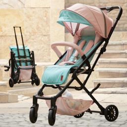 lifelong Cuppy Baby Stroller LLBSTR01 with One Hand Fold, Mosquito Net, Cup Holder Stroller image 1