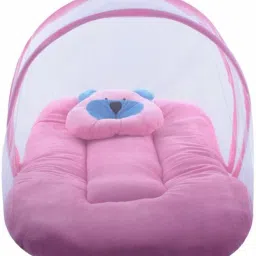 Cotton Infants Washable plain pink mosquito net cover Mosquito Net-13