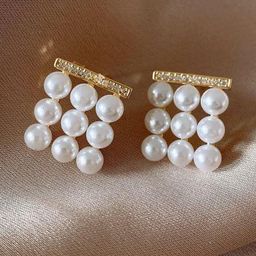MEENAZ Square Studs Earrings-52