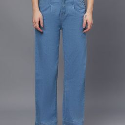 Stylecast X Kotty Women Regular Fit High-Rise Slash Knee Stretchable Jeans-image-79
