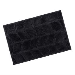 Aura Grey Patterned Rectangular Anti Slip Durable Doormats image 3