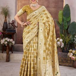 BAESD Woven Design Zari Banarasi Saree-picture-14