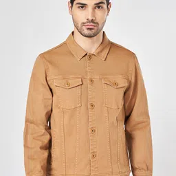 SF JEANS by Pantaloons Men Washed Denim Jacket with Embroidered-picture-9