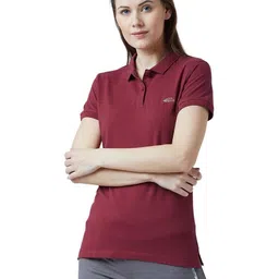 PERF Women Solid Round Neck Cotton T-shirt-57