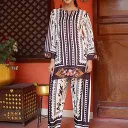 HOUSE OF KARI Printkari Floral Printed Tunic with Palazzo-picture-16