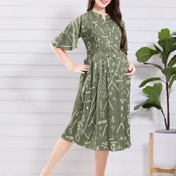 Arela Printed Nightdress-image-44