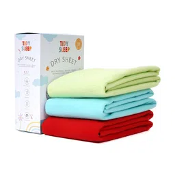 TIDY SLEEP Green 3 Pieces Cotton Waterproof & Breathable Mattress Protectors-picture-36
