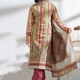 DRAVINAM Trends Embroidered Pure Cotton Unstitched Dress Material-image-47