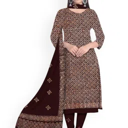 Farooq Dyeing Floral Batik Dyed Pure Cotton Unstitched Dress Material-picture-35