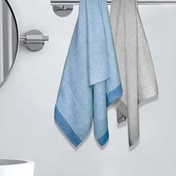 Aura Blue & Grey 2 Cotton 210 GSM Bath Towel-25