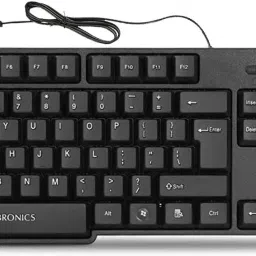 ZEBRONICS Zeb-K20, USB keyboard,Retractable Stand Wired USB Standard Desktop Keyboard Compatible with Desktop-22