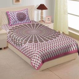 E Elma Unisex Pink Bedsheets-image-33