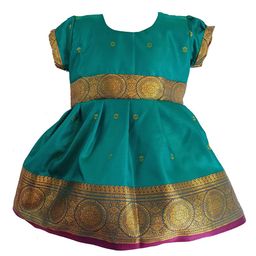 Mom and Me Girls Embellished Solid A-Line Knee Length Dresses-44