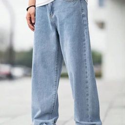 MaverIQ Men Classic Baggy Mid-Rise Stretchable Jeans-picture-17