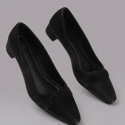 Lavie Block Sandals with Buckles-7