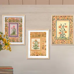 Floral Wall Art With Frame Home Decor Wall Painting For Living Room Office Bedroom-image-58