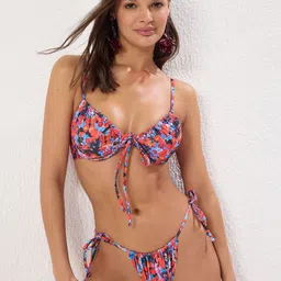 Trendyol Women Printed Swim Bikini Set-picture-15