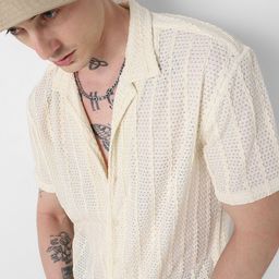 VASTRADO Men Classic Cuban Collar Solid Regular Fit Casual Shirt-picture-24