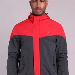 HOUSE OF VEDAS Men Colourblocked Windcheater and Water Resistant Outdoor Sporty Jacket-45