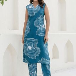 Kohsh Women Printed Cotton Co-ord Set-image-39