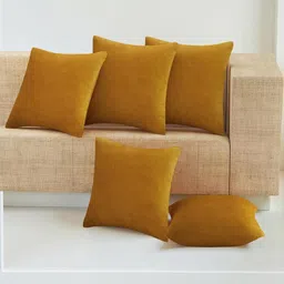 IVAZA Unisex Yellow Cushion Covers-picture-7