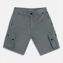 Urban Dog Boys High-Rise Regular Fit Cargo Shorts-image-42