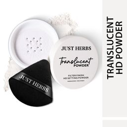 Just Herbs HD Setting Powder With Sandalwood & Rice Starch - 15 g -Translucent-21