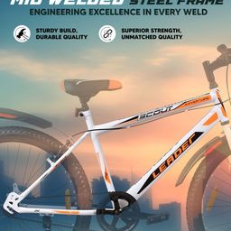 LEADER Scout MTB 26T Mountain Bicycle Without Gear Single Speed image 3