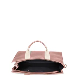 ALL ABOUT HER PU Structured Tote Bag with Cut Work image 4