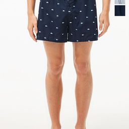 Lacoste Men Pack Of 3 Printed Pure Cotton Boxers-image-49