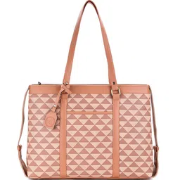 K London Women Geometric Printed Structured Shoulder Bag-10