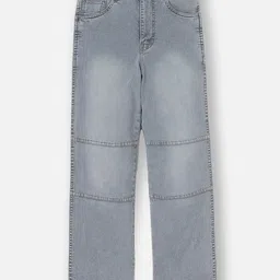 Urbano Juniors Boys Loose Relaxed Fit Heavy Fade Stretchable Jeans-image-97