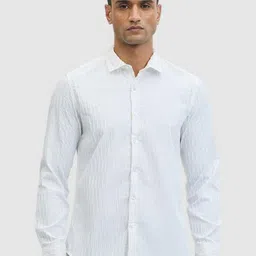 Snitch Men Smart Fit Spread Collar Textured Casual Shirt-image-29