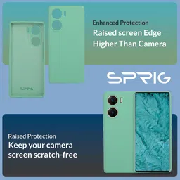 SPRIG Solid Printed Back Case Mobile Accessories image 2