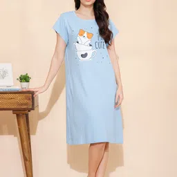 Mushy Mod Printed Nightdress-image-32
