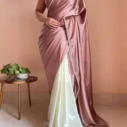 SAADHVI Embellished Saree With An Unstitched Blouse Piece-image-14