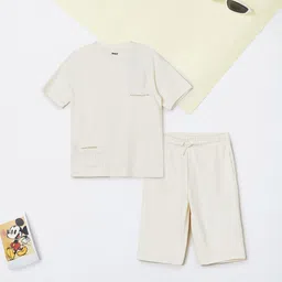 max Boys Short Sleeves T-shirt With Trousers-image-77