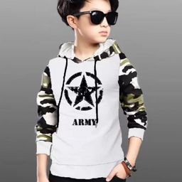 ATLANS Boys Camouflage Printed Hooded T-shirt-52