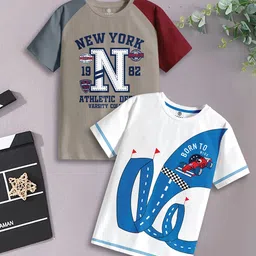 CODEZ Boys 2 Pure Cotton T-shirt-image-50
