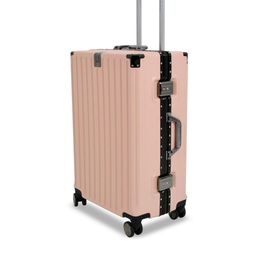 EVERBEST Textured Hard-Sided Medium Trolley Bag-15