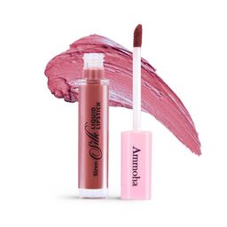 Ammoha Cosmetics Siren Silk Long Lasting Matte Liquid Lipstick - 5 ml - Almond Cream-image-88