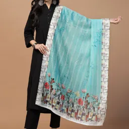 Kaizen TEXO FAB Ethnic Motifs Printed Dupatta image 1