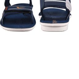 Pu-Pine A pair of blue solid Sandals-image-14