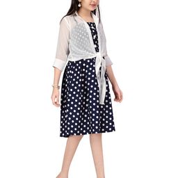 BAESD Polka Dot Print Fit & Flare Dress-picture-29