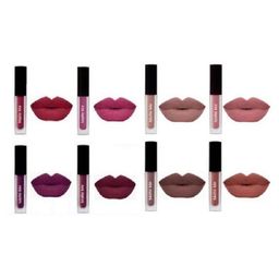 CIVAKI Set Of 8 Matte Me Mini Liquid Lipstick- 3 ml Each- Nude & Red-10