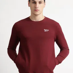 Reebok Brand Logo Printed Round Neck Sweatshirt-image-73