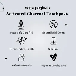 Perfora Set Of 2 Activated Charcoal SLS Free Fluoride Toothpaste-100g Each image 4